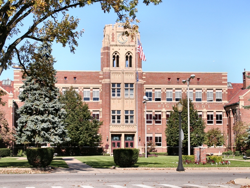 Mishawaka, Indiana highschool building.