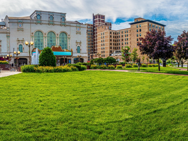 Downtown of South Bend, IN.